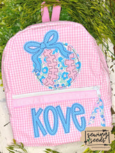 Load image into Gallery viewer, Baseball with Bow Applique SS - Sewing Seeds