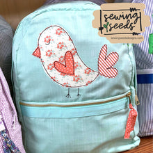 Load image into Gallery viewer, Bird Applique SS