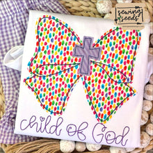 Load image into Gallery viewer, Child of God BOW Applique Applique SS - Sewing Seeds