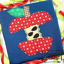 Load image into Gallery viewer, Apple Eaten with Seeds Applique SS - Sewing Seeds