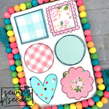 Load image into Gallery viewer, Applique Name Tag Frame BUNDLE SS - Sewing Seeds