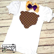 Load image into Gallery viewer, Bear Mascot Applique SS - Sewing Seeds