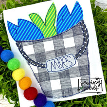 Load image into Gallery viewer, Bucket of Fish Applique SS - Sewing Seeds