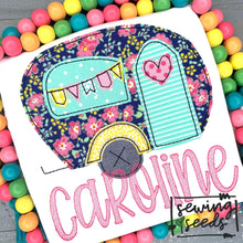 Load image into Gallery viewer, Camper Applique SS - Sewing Seeds