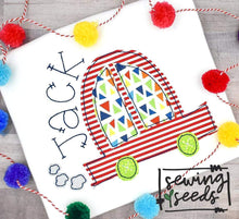 Load image into Gallery viewer, Car Applique SS - Sewing Seeds