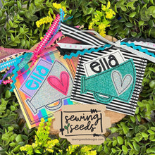 Load image into Gallery viewer, Cheer BAG TAG SS - Sewing Seeds