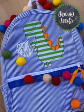 Load image into Gallery viewer, Dinosaur RAWR Applique SS - Sewing Seeds