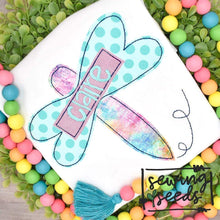 Load image into Gallery viewer, Dragonfly Applique SS - Sewing Seeds