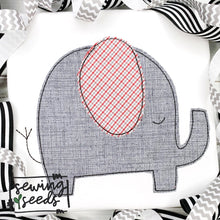 Load image into Gallery viewer, Elephant Applique SS - Sewing Seeds