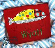 Load image into Gallery viewer, Fishing Lure Applique SS - Sewing Seeds