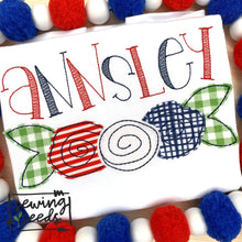 Load image into Gallery viewer, Floral Trio Applique SS - Sewing Seeds