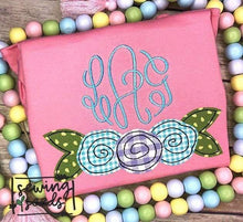 Load image into Gallery viewer, Floral Trio Applique SS - Sewing Seeds