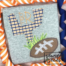Load image into Gallery viewer, Football Field Goal Applique SS - Sewing Seeds