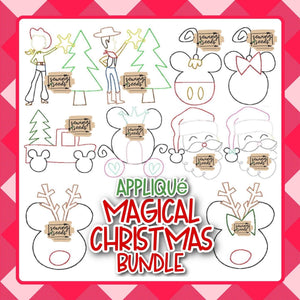 EXCLUSIVE Magical Christmas Applique Bundle - Sewing Seeds