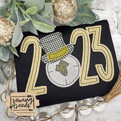 2023 New Year (Boy) Applique SS - Sewing Seeds