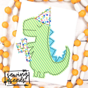 Birthday Dino 4 SS - Sewing Seeds