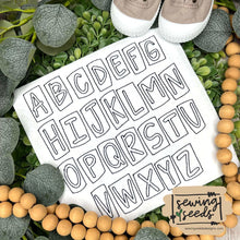 Load image into Gallery viewer, Block Seeds Applique Font - Sewing Seeds