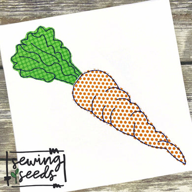 Carrot Applique SS - Sewing Seeds