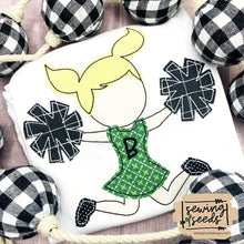 Load image into Gallery viewer, Cheerleader Applique SS - Sewing Seeds