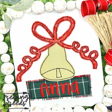 Christmas Bell Applique SS - Sewing Seeds