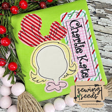 Load image into Gallery viewer, Cindy Lou Who Applique SS - Sewing Seeds