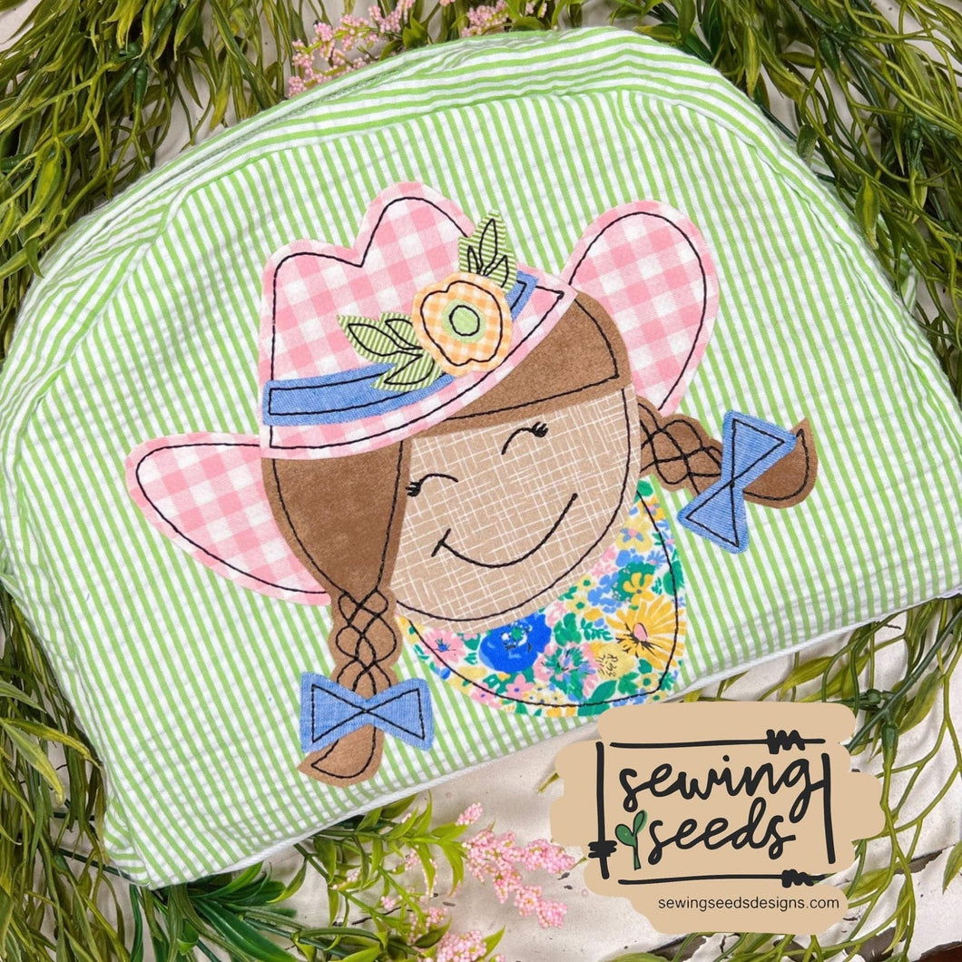 Cowgirl Applique SS - Sewing Seeds