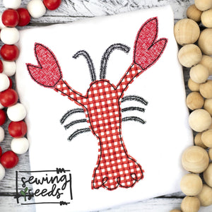 Crawfish Applique SS - Sewing Seeds