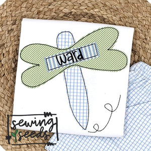 Dragonfly Applique SS - Sewing Seeds