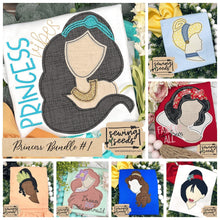 Load image into Gallery viewer, Exclusive Applique PRINCESS Bundle #1 - Sewing Seeds