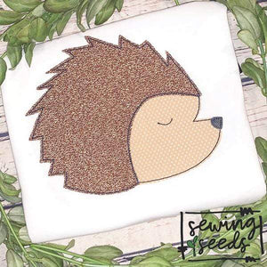 Hedgehog Applique SS - Sewing Seeds