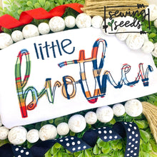 Load image into Gallery viewer, Little Brother Applique SS - Sewing Seeds