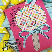 Load image into Gallery viewer, Lollipop Candy Applique SS - Sewing Seeds