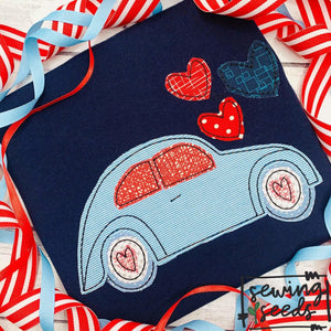 Love Bug Valentine Applique SS - Sewing Seeds