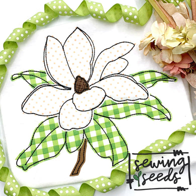 Magnolia Applique SS - Sewing Seeds