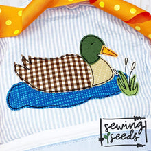 Load image into Gallery viewer, Mallard Duck Applique SS - Sewing Seeds
