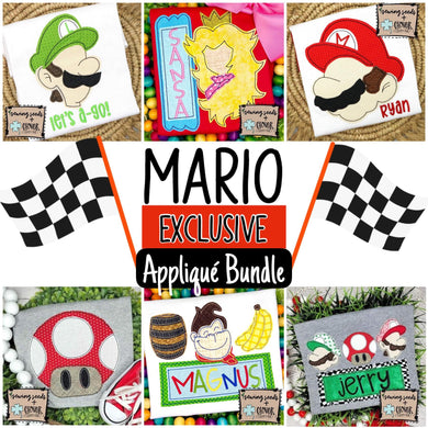 Mario Appliqué Exclusive Bundle - Sewing Seeds