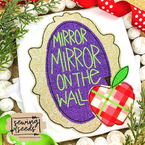 Mirror Mirror Applique SS - Sewing Seeds