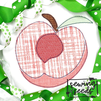 Peach Inside Applique SS - Sewing Seeds