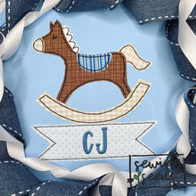 Load image into Gallery viewer, Rocking Horse Applique SS - Sewing Seeds