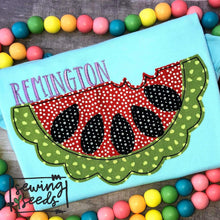 Load image into Gallery viewer, Scalloped Watermelon Applique SS - Sewing Seeds