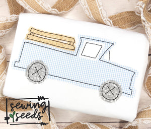 Vintage Truck Applique SS - Sewing Seeds